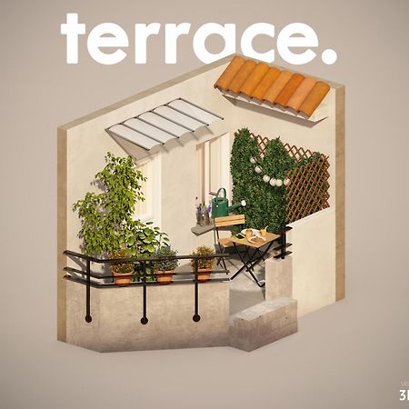 Studio Terrasse Privee 5 Min To Eiffel Tower Παρίσι Εξωτερικό φωτογραφία